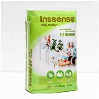 Пеленки впитывающие, одноразовые, INSEENSE Daily Comfort, 60 х 40 см, 5 шт. (№6623337)