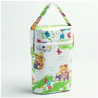 Термосумка - контейнер для двух детских бутылочек (пенопласт), цвет МИКС (№4477632)