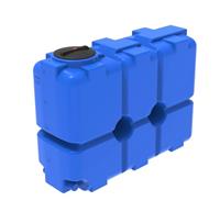 Емкость вертикальная ЭкоПром ST 2000, патрубки 100 мм, до 1.2 г/куб.см, синий