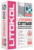Клеевая смесь для фасада Litokol LITOTHERM Cottage, цвет серый, мешок 25 кг