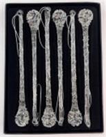 ЕЛОЧНАЯ ИГРУШКА НАБОР ИХ 6-ТИ ПРОЗРАЧНЫХ СТЕКЛЯННЫХ СОСУЛЕК 18*0,5*0,5 СМ., КИТАЙ, код 75009050423, штрихкод 871383288718, артикул 88718