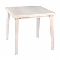 Стол пластиковый квадратный М8154 бежевый 800х800х740 (1)