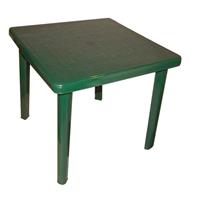 Стол пластиковый Романтик Т211 квадратный темно-зеленый