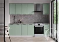 Кухонный гарнитур Тунис 2000 (белый текстурный/эвкалипт), Россия, код 04006050150, артикул УТ-00156838