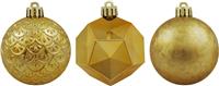 Набор елочных шаров 3шт d6см Кураж AR/039AF03/G золото