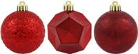 Набор елочных шаров 3шт d6см Кураж AR/039AF03/R красный
