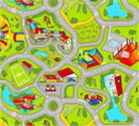 Ковровое покрытие Принт Лунапарк 6113 (610) 3 м, Россия, код 1010200496, штрихкод 466000398124