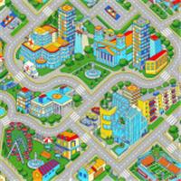 Ковровое покрытие Принт Мегаполис 9513 (950) 3 м, Россия, код 1010200497, штрихкод 468032500318