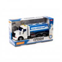 Автомобиль инерционный поливочный Профи со светом и звуком, синий, в коробке, Беларусь, код 83505030105, штрихкод 481034408979, артикул П-89793