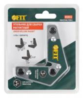 Угольник для сварки магнитный Fit 3 угла, 60°, 90° и 120°. усилие до 9 кг, Китай, код 0601500068, штрихкод 466007804143, артикул 81811