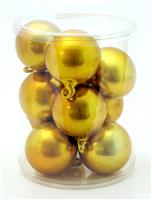 Набор елочных шаров 9шт 50мм 16 10 021 05 0109 золото