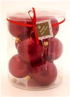 Набор елочных шаров 9шт 50мм 16 10 060 05 0109 красный