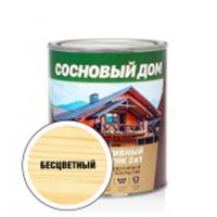 Декоративно-защитный состав для древесины Профстандарт Сосновый дом бесцветный (0,8л 6шт), Россия, код 04103210000, штрихкод 469036402666, артикул 29516
