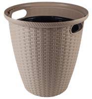 Кашпо Ротанг 20л ING50020ШОК бежевое (5)