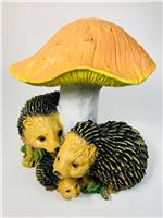 Фигура садовая Гриб с тремя ежиками ФП051 Н26