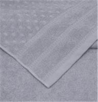 Махровое полотенце УЗБ Астер м7780_11 L 70х130 серый, Узбекистан, код 01207011107, штрихкод 464029412374, артикул 158156