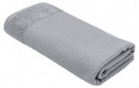 Махровое полотенце УЗБ Дабл м7736_32 M 50х80 пепельный, Узбекистан, код 01207010967, штрихкод 461030107202, артикул 153175