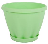 Горшок Знатный d180 2л 302Ц цветной с поддоном (28)