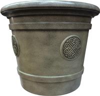 Горшок-кашпо для цветов Medallion 40л Е81-9 фисташковый