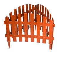 Забор декоративный Palisad Винтаж 28х300см терракотовый 65015