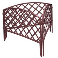 Забор декоративный Palisad Сетка 24х320см терракотовый 65026