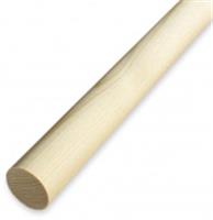 Круглый погонаж КП-28 (d=28мм) сращенный без сучков L=1м, Россия, код 0880400059, штрихкод 461000169885, артикул А10107009