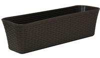 Ящик балконный 600мм Ротанг М3226 коричневый ротанг (10)