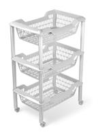 Этажерка 3 корзины Джета С735СЕР (4)