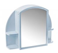Шкафчик зеркальный Орион арт.11808 голубой (4)