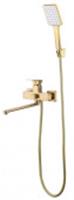 Смеситель Prohanss для ванны и душа P60.22.03 сатин золотой, Китай, код 0221800146, штрихкод 693676330353, артикул P60.22.03