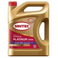 Масло моторное Sintec Платинум 7000 5W30 GF-6A 4л синт, Россия, код 07811090034, штрихкод 461001553597, артикул 600153