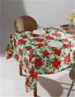 Скатерть новогодняя «Доляна» Christmas flowers, размер 145×220 см, Россия, код 01210070237, штрихкод 465033804412, артикул 10389066