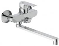 Смеситель для ванны/душа с длинным изливом 25 см Esla BD049AA, Болгария, код 0220400228, штрихкод 380086109150
