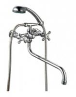 Смеситель для ванны с душем Профсан ПСМ-157-К89 длинный излив Стандарт, Китай, код 0221700173, штрихкод 462707615029, артикул PSM-157-89