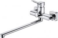 Смеситель для ванны с душем длинный излив D&K DA1493301, Германия, код 0221900537, штрихкод 426064717751