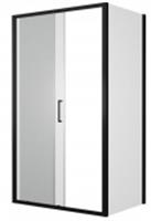 Душевое ограждение (без поддона) 1200x800x2000, раздвижное, черный, Китай, код 0260200149, штрихкод 463115212414, артикул ES120.3101B