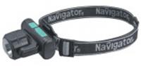 Фонарь Navigator 95 555 NPT-H38-ACCU налоб 1COBx3.2Вт+1LEDx3Вт,4реж,Li-ion1.2Ач, Китай, код 05217020068, штрихкод 465023095555, артикул 95555