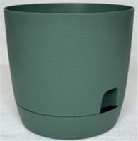 Горшок для цветов с поддоном Twist d=19 3.3 Л. Изумруд, Россия, код 40402100255, штрихкод 469064502241, артикул 320-16