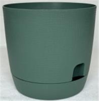 Горшок для цветов с поддоном Twist d=15,5 1.9 Л. Изумруд, Россия, код 40402100252, штрихкод 469064502233, артикул 310-16