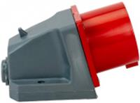 Вилка IEK 525 стацонарная 3P+PE+N 32А 380В IP44, Китай, код 0551100103, штрихкод 460605609971, артикул PSR52-032-5