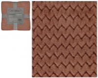 Покрывало декоративное Зигзаг, фланелевое 180х200см пл.250г/м2 (Цвет: мокка мусс), Китай, код 0120401036, штрихкод 691699550824, артикул GTTF-1