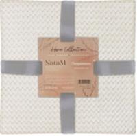 Покрывало декоративное Зигзаг, фланелевое 200х220см пл.250г/м2 молочный, Китай, код 01204010017, штрихкод 693195386644, артикул GTTF-2