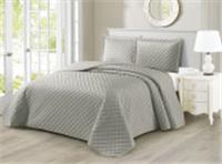 Покрывало 220*240 Браво + 2нав 50*70 м2004 серый 7013-11, Россия, код 01205040523, штрихкод 466032619874, артикул 155342