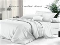 Комплект постельного белья Евростандарт Sateen De Luxe, сатин гладкокрашеный, Бриллиантовый белый, Россия, код 01206030627, штрихкод 464039070560, артикул 743