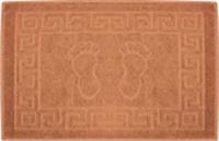 Махровое полотенце УЗБ Коврик м7704_05 S 50х70 бежевый, Узбекистан, код 0120701312, штрихкод 464029411215, артикул 137331