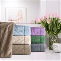 Полотенце махровое Luxor диз. Брейд 30х60 (сиреневый), Узбекистан, код 01207011163, штрихкод 466046206320 