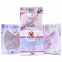 Набор полотенец микрофибра Нежность 38003 в коробке Л, Китай, код 01207040161, артикул 21727