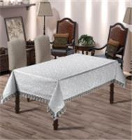 Скатерть DO&CO c гипюром 160x220 КДК (белый), ТУРЦИЯ, код 01209080044, штрихкод 868107249934, артикул 8082
