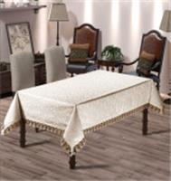 Скатерть DO&CO c гипюром 160x220 КДК (кремовый ), ТУРЦИЯ, код 01209080048, штрихкод 868107249937, артикул 8082