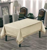 Скатерть DO&CO броде жаккард 160х220 AZELYA (капучино), ТУРЦИЯ, код 01209100117, штрихкод 868166300533, артикул 11420